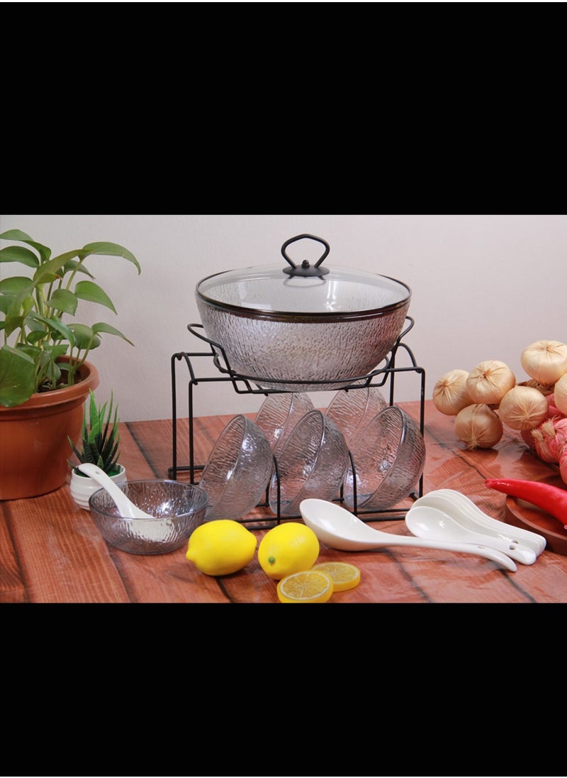 Generic - Soup bowl set with bowls and serving bowls - Image 1