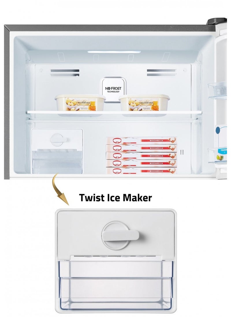 Starway 508 Lt 17.6 Cuft, Energy Saving Noiseless Total No Frost Inverter Compressor, Silver, maximum Capacity