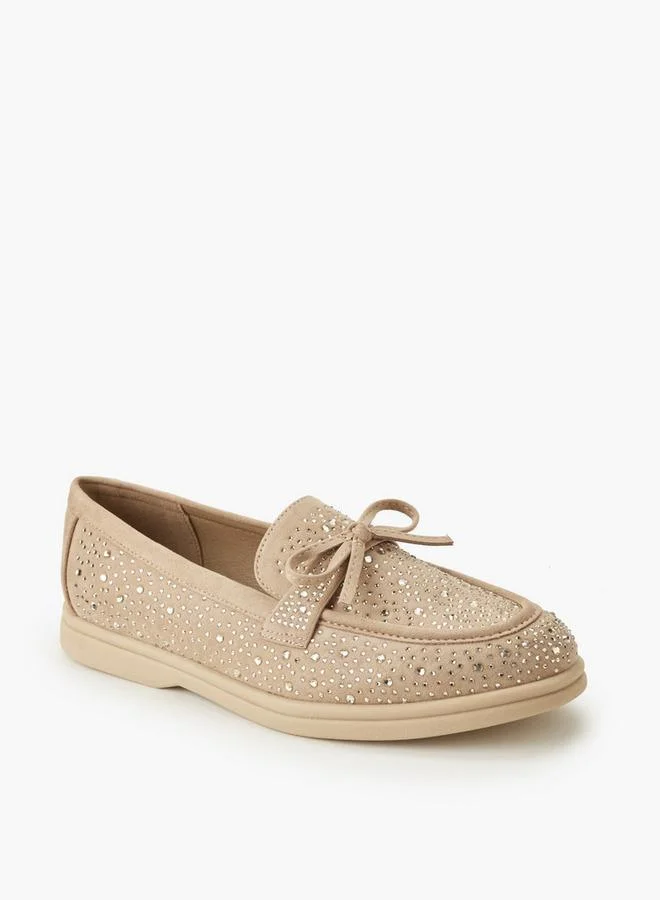 Renzo Ruganni Women Embellished Slip-On Loafers