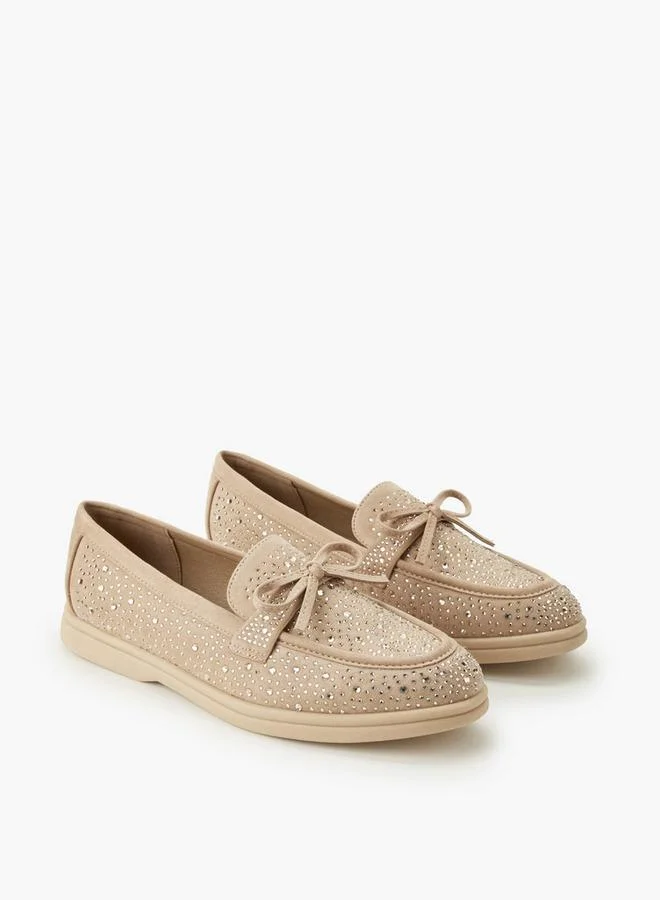 Renzo Ruganni Women Embellished Slip-On Loafers