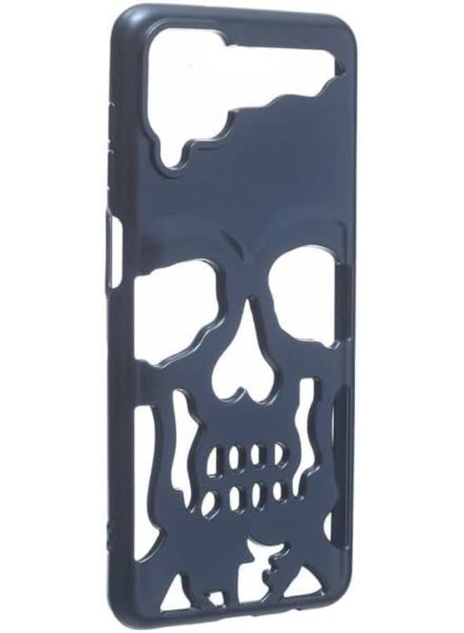 غطاء خلفي سيليكون فاشون كيس لهاتف سامسونج A12 - أزرق - Image 3