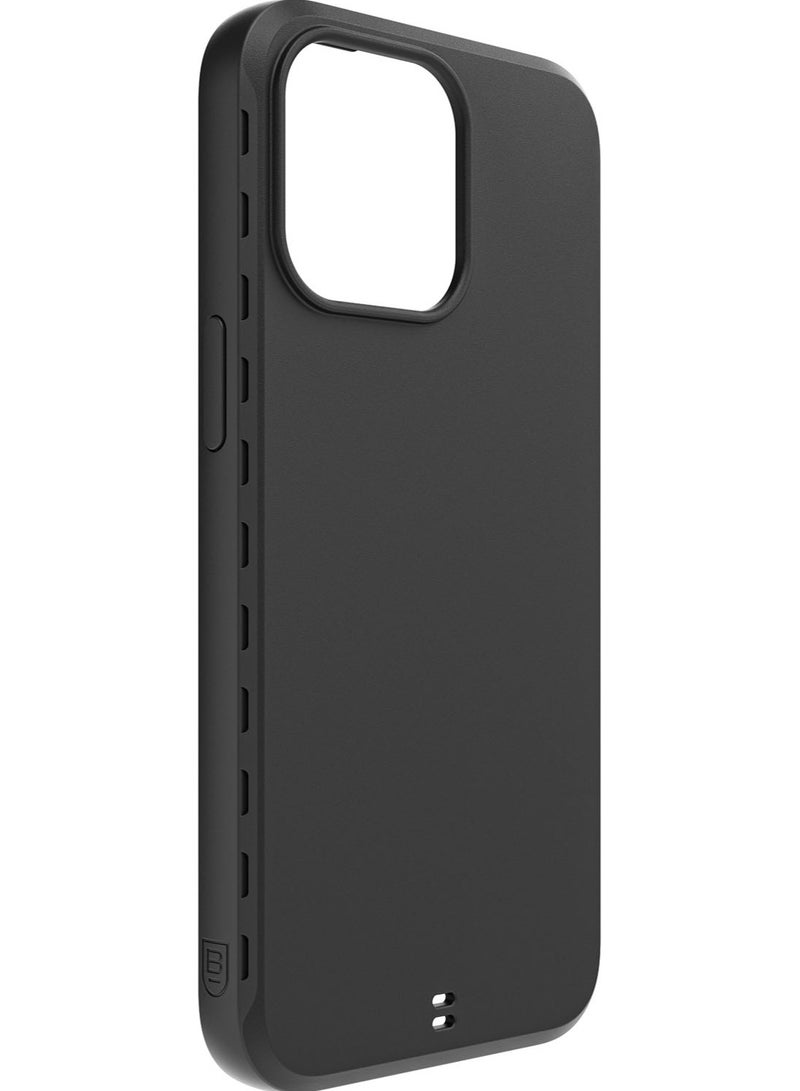 Bodyguardz غطاء حماية بارادايم برو لهاتف آيفون 15 برو متوافق مع ماج سيف مع حبل - أسود - Image 5