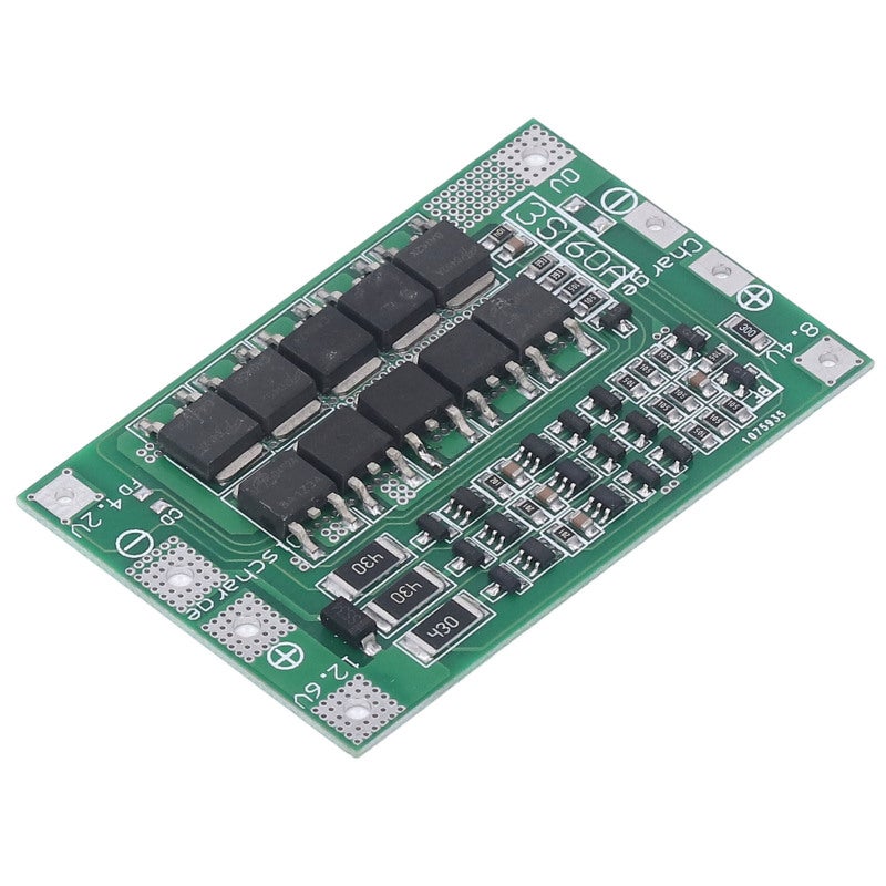 3S BMS Lithium Battery Protection Board - Overcharge Over Discharge Over Current Short Circuit Protection Balance Charge Function with Aluminum Heat Sink for DIY Battery Packs - Image 5