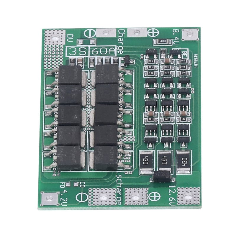 3S BMS Lithium Battery Protection Board - Overcharge Over Discharge Over Current Short Circuit Protection Balance Charge Function with Aluminum Heat Sink for DIY Battery Packs - Image 4