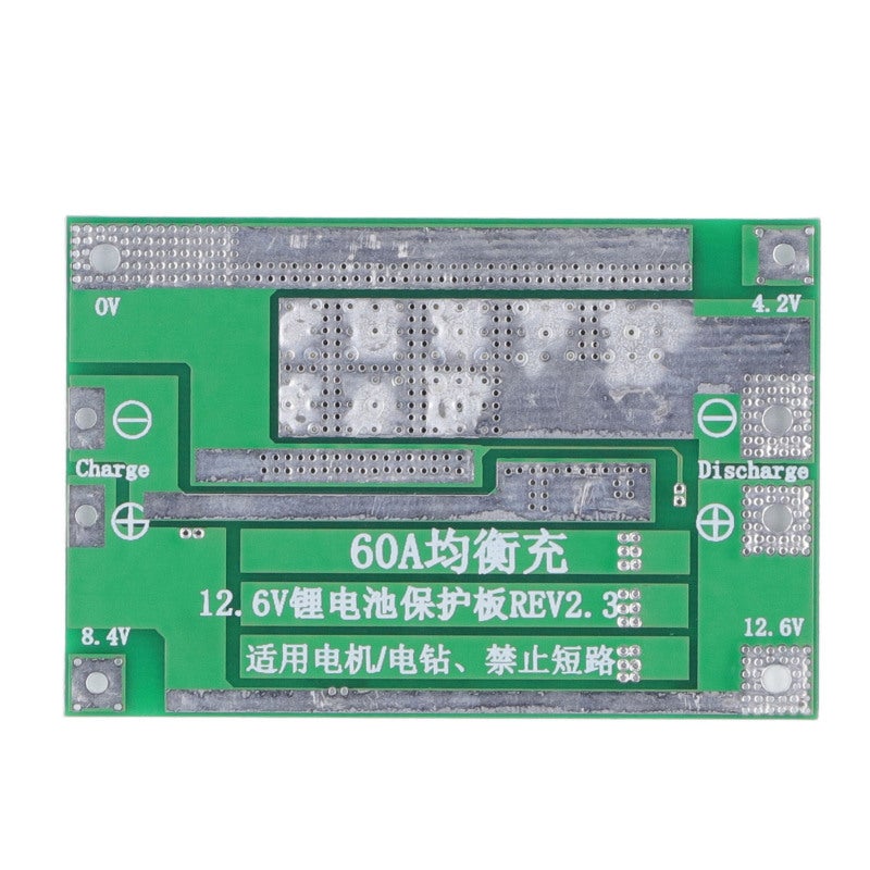 3S BMS Lithium Battery Protection Board - Overcharge Over Discharge Over Current Short Circuit Protection Balance Charge Function with Aluminum Heat Sink for DIY Battery Packs - Image 2