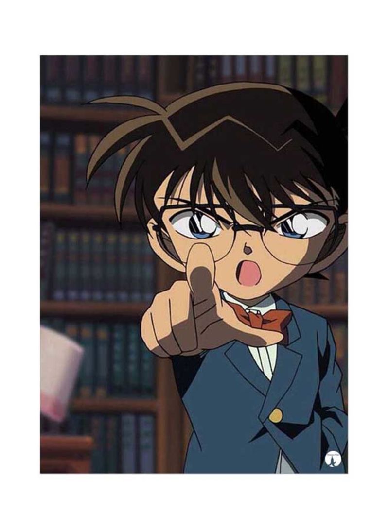 The Anime Detective Conan Mouse Pad Blue/Brown