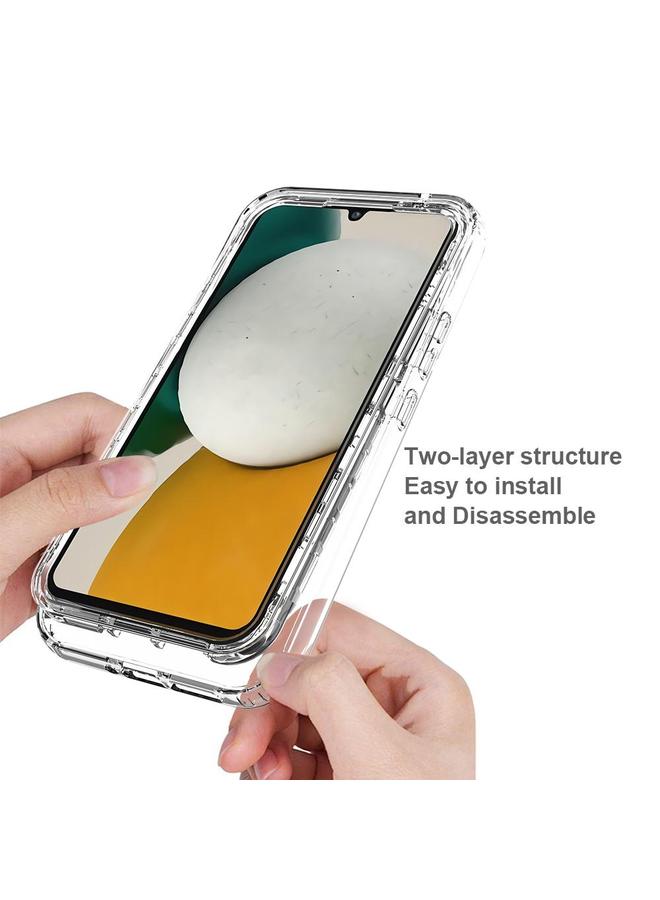 erorex Case For Samsung Galaxy A34 5G Shockproof Clear Gradient PC + TPU Phone Case - Image 3