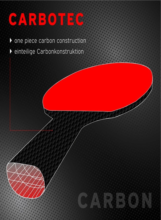 Schildkröt Wood DONIC Carbotec 900 All-Rounder Table Tennis Bat, Colour - Black/White, Weight - 85 Grams - Image 4