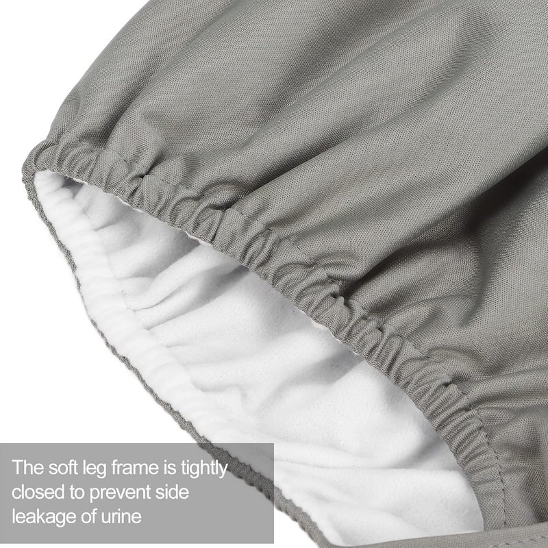 Adult Cloth Diaper Nappy, Teen Cloth Diapers with Hook Loop Fasteners, Washable Breathable Reusable Diapers for Elderly Incontinence, Overnight Leakfree - Image 3