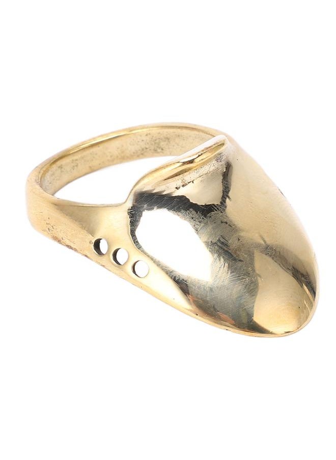 Thoraya Brass Archery Thumb Ring Portable Finger Protector with Anti Lost Rope for Outdoor Hunting 24  - Image 4