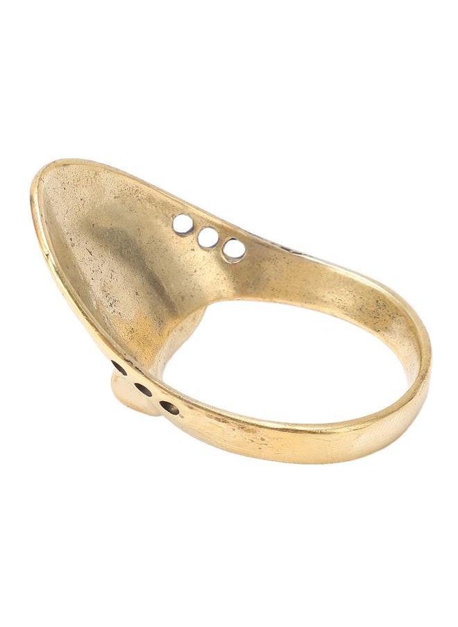 Thoraya Brass Archery Thumb Ring Portable Finger Protector with Anti Lost Rope for Outdoor Hunting 24  - Image 3