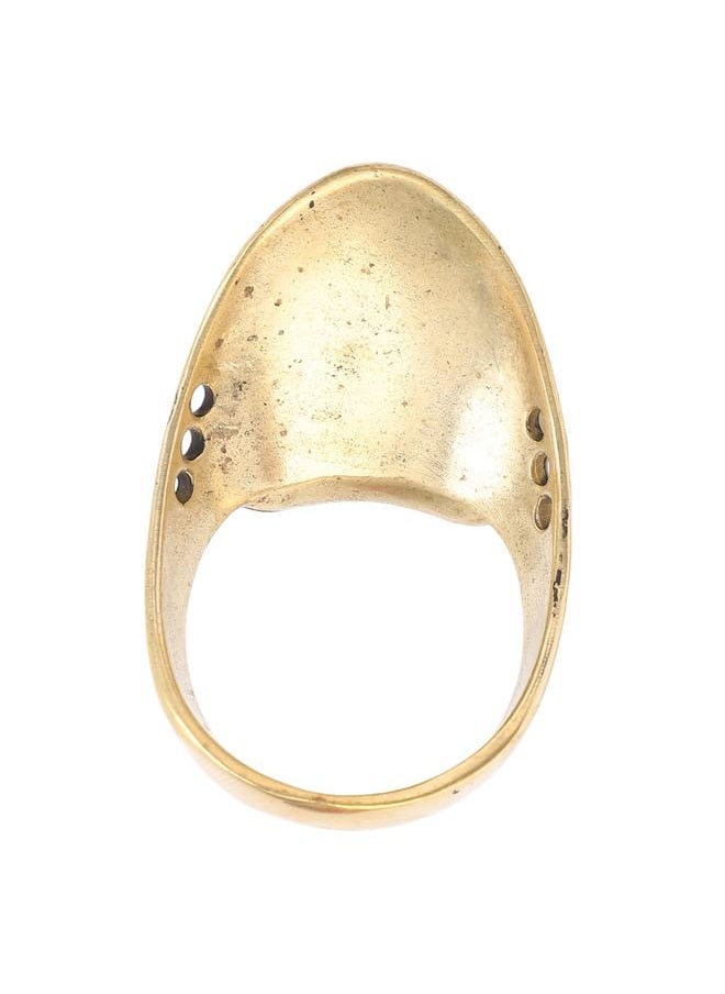 Thoraya Brass Archery Thumb Ring Portable Finger Protector with Anti Lost Rope for Outdoor Hunting 24  - Image 2