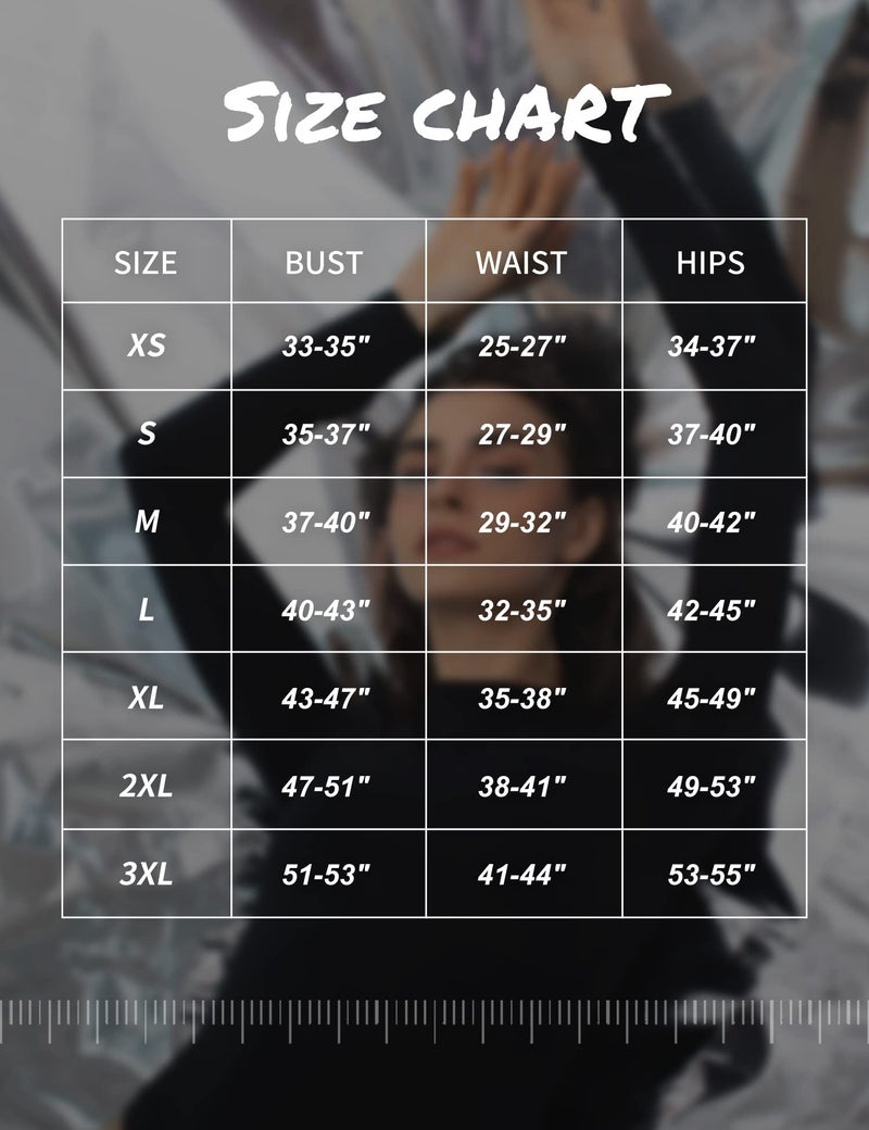 PUMIEY Long Sleeve Bodysuit Sexy Body Suits Women Clothing Crew Neck Tops Jet Black Small - Image 2