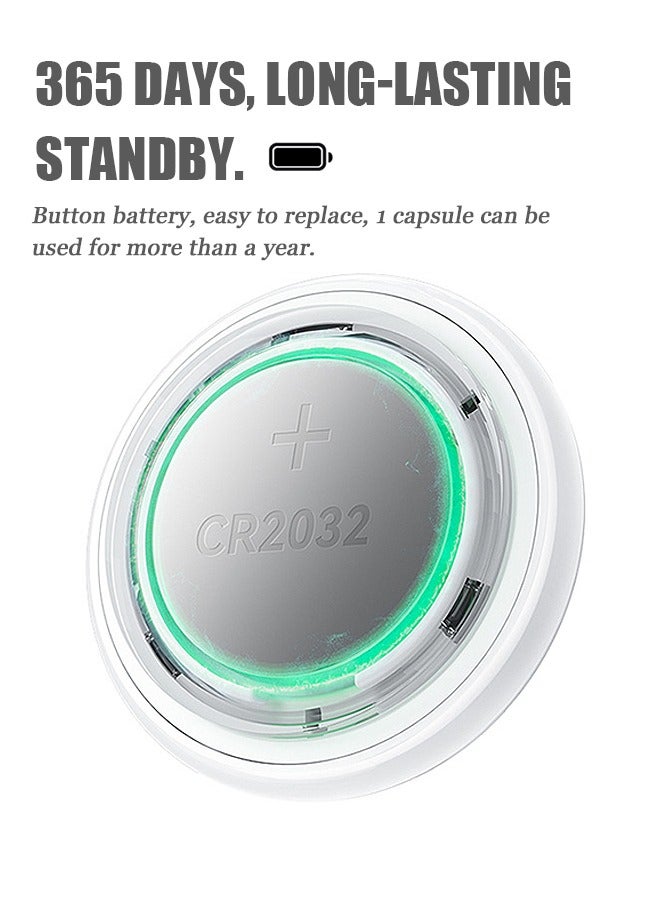 Hoco Bluetooth Tracker, Smart Finders with Airtag Case, AirTag Anti-Lose Reminder Key Finder Works With App for IOS Device Only - Image 4