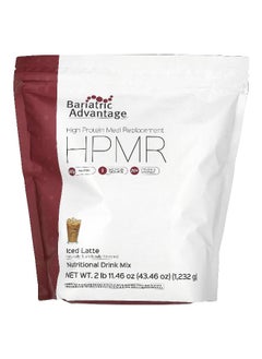 Bariatric Advantage Bariatric Advantage, HPMR, High Protein Meal Replacement, Iced Latte, 2 lb 11.46 oz (1,232 g)  - Image 1