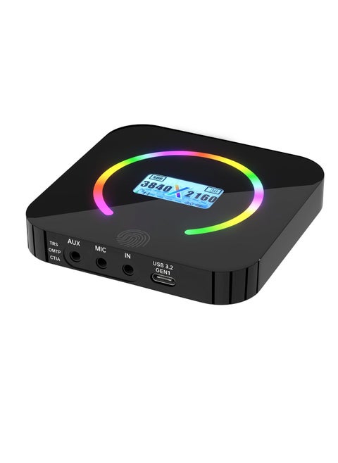 4K60 Game Video Capture Card, USB 3.2 Flagship Level 1080P 240 FPS & HDR VRR Passthrough, Near-Zero Latency, Plug & Play, Record & Perfect Match with Switch/PS5/Xbox/OBS/DSLR/PC