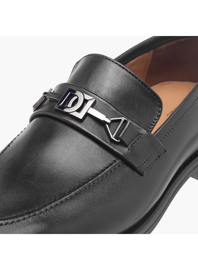 دوتشيني حذاء رجالي سهل الارتداء بتفاصيل إبزيم - Image 4
