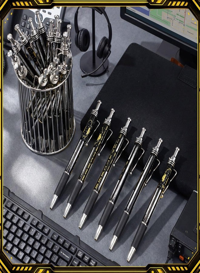 Sinload 25 Pcs 911 Dispatcher Gifts Yellow Flag Headset Black Ink Ballpoint Pens for 911 Dispatcher Professionals First Responders Birthday Telecommunicator Week Gifts Operator Office Staff Women Men - Image 5