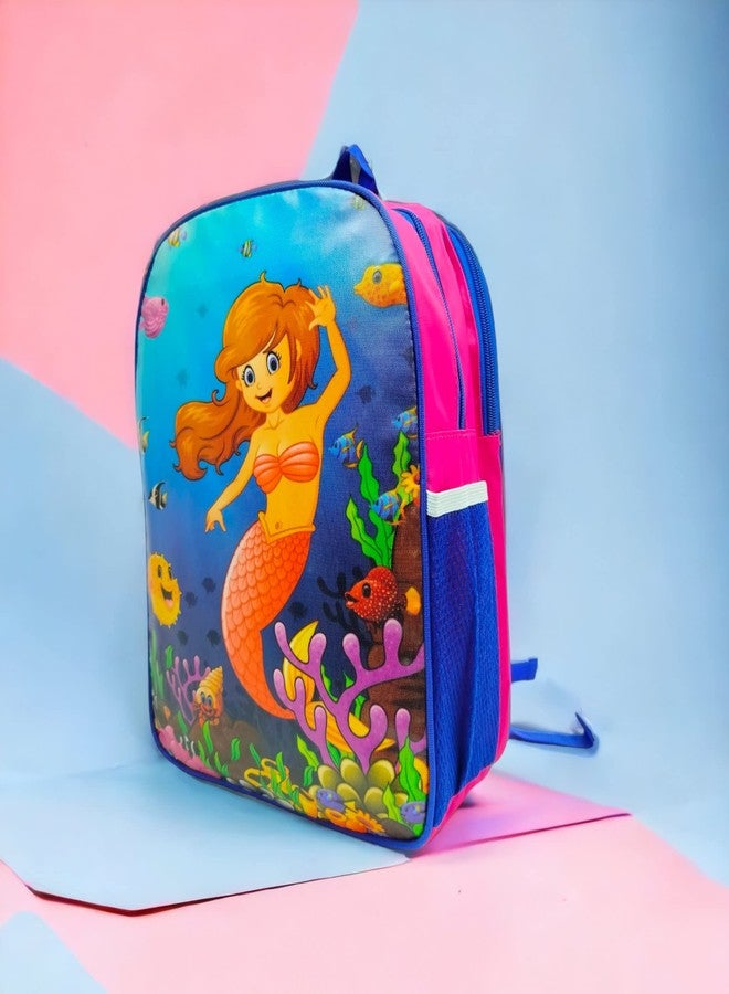 ANNACREATIONS Stylish Animals School Bag For Kids Polyester School Backpack Lightweight Durable Medium Teens for Boys and Girls with Adjustable Shoulder Straps 1Pcs (Style-2) - Image 4