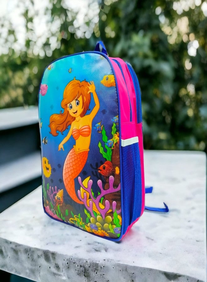 ANNACREATIONS Stylish Animals School Bag For Kids Polyester School Backpack Lightweight Durable Medium Teens for Boys and Girls with Adjustable Shoulder Straps 1Pcs (Style-2) - Image 5