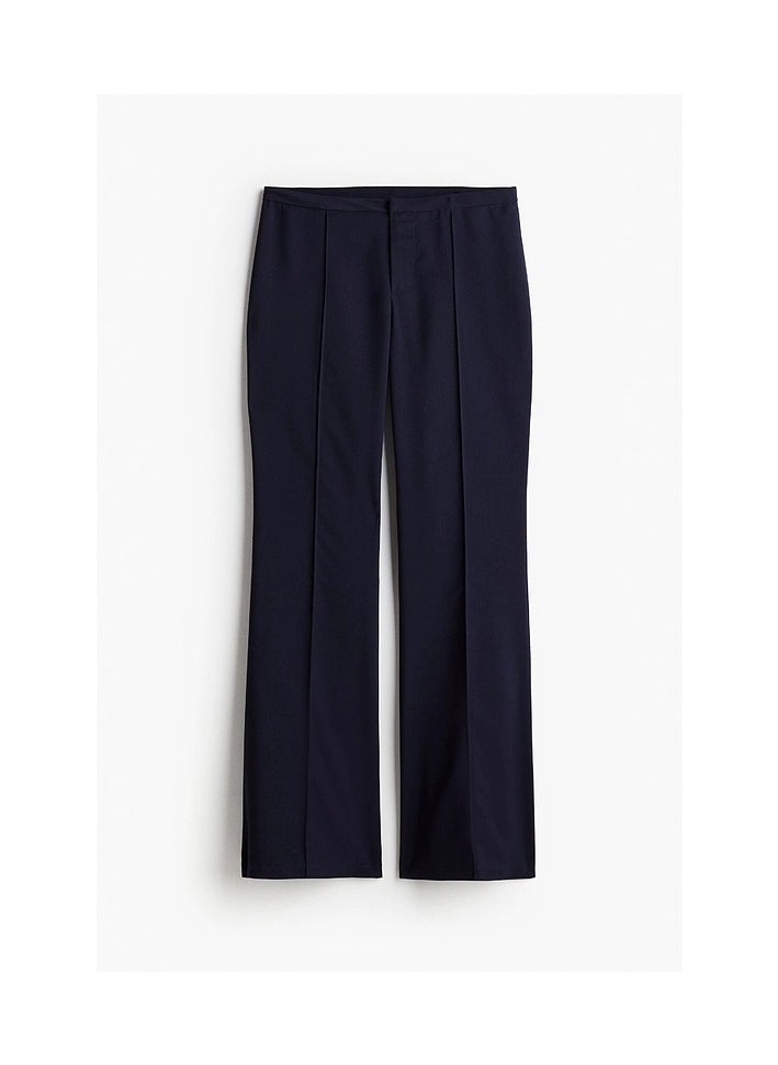 H and M - HM Casual Straight Satin Wide Leg Pants And Trousers - Image 1