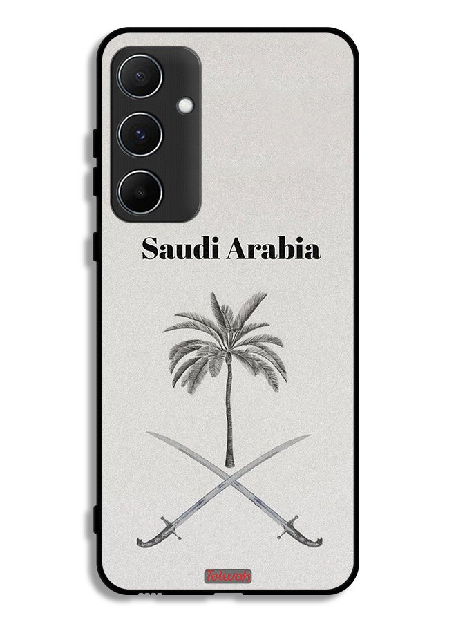 Tolwak Samsung Galaxy A55 5G Protective Case Cover Kingdom Of Saudi Arabia Sign Art - Image 1