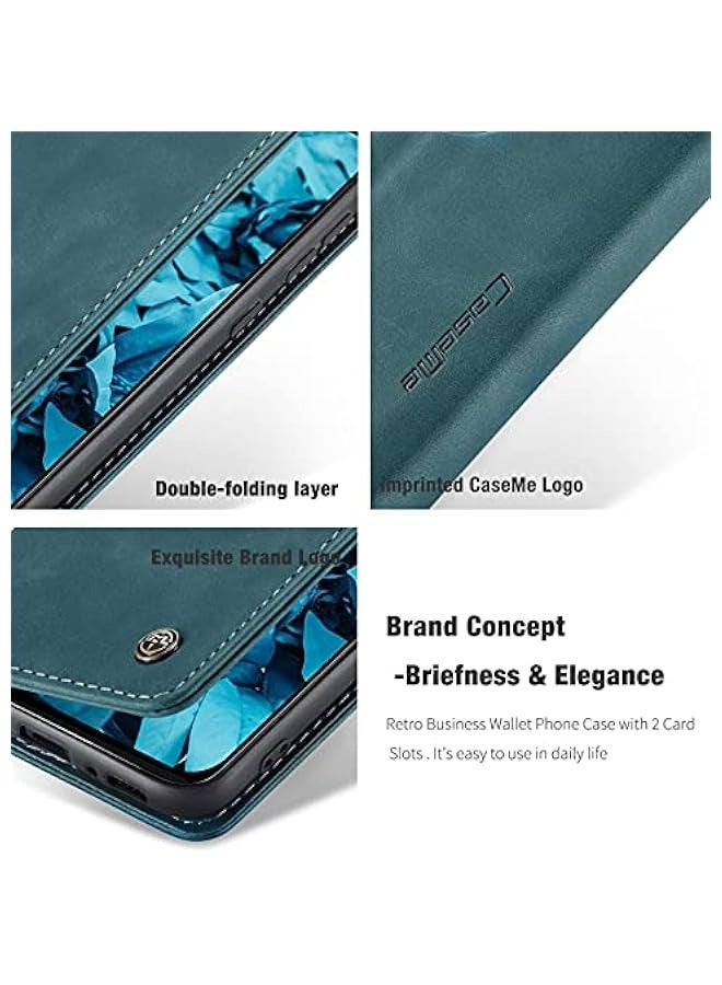 Leather protective cover is suitable for Samsung GalaxyM31/M21S - blue - Image 5