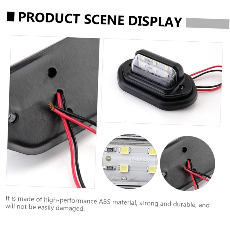 High Brightness LED License Plate Light White Easy Install Durable Truck Car Lamp - Image 5