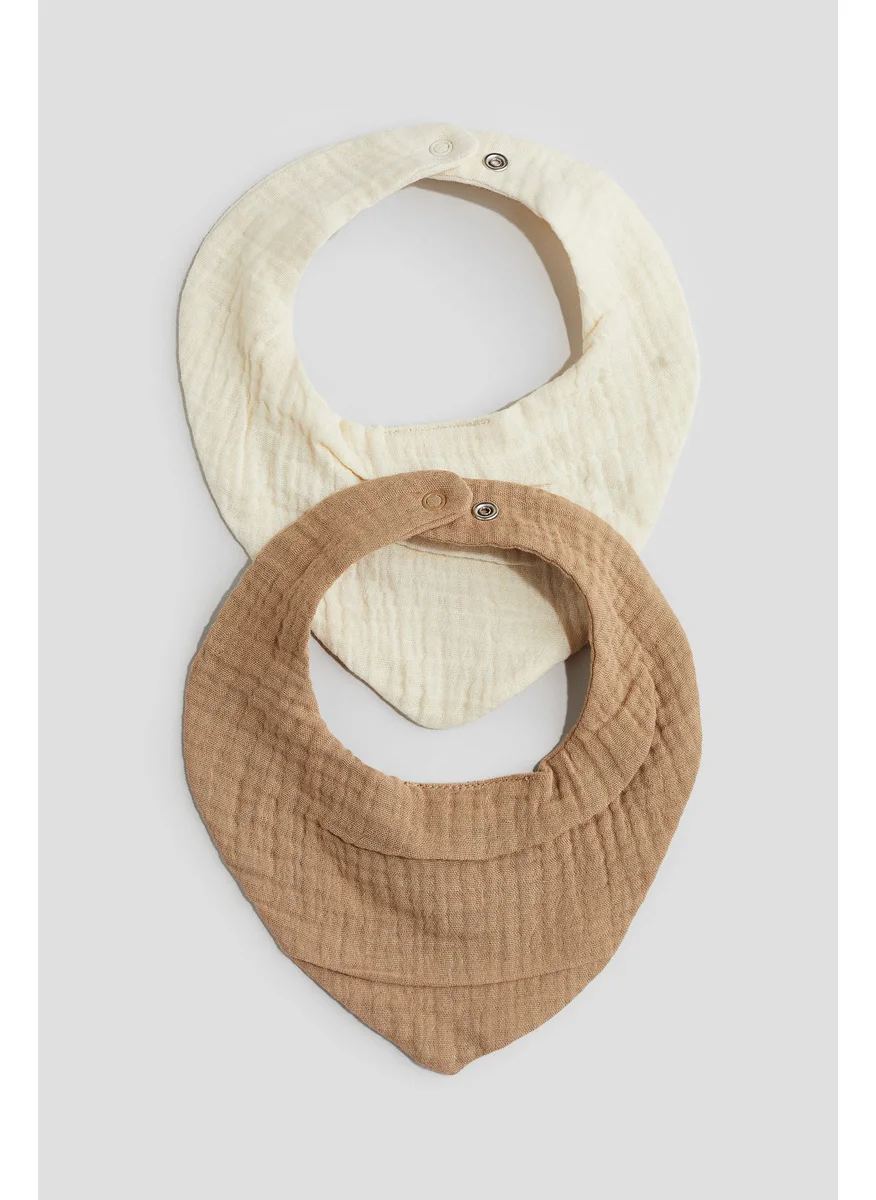 اتش اند ام 2-Pack Triangular Muslin Scarves