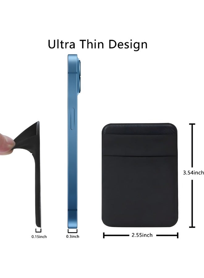 Double Pocket Elastic Magnetic Card Wallet for iPhone 15,14,13,12 Series for Men  - Image 2