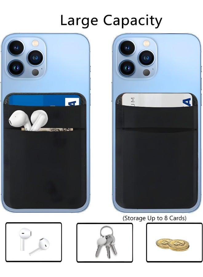 Double Pocket Elastic Magnetic Card Wallet for iPhone 15,14,13,12 Series for Men  - Image 4