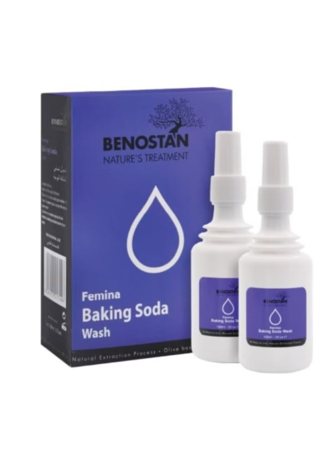 BENOSTAN غسول بيونستان بيكربونات الصوديوم 2 × (150 مل) - Image 1