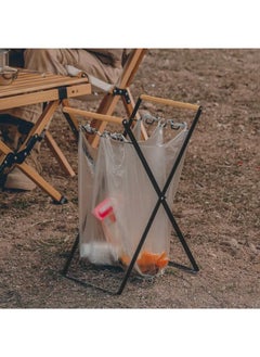 Generic Metal Trash Bag Holder Garbage Bag Frame Holder Outdoor Metal Leaf Bag Holder Stand Garbage Bag Holder  - Image 3