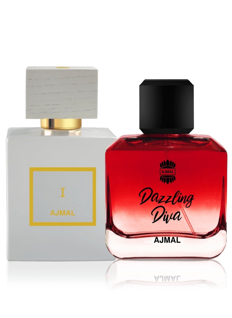 Ajmal Blanche Collection I EDP 100ml & Dazzling Diva - Glamorous Fragrance Set 