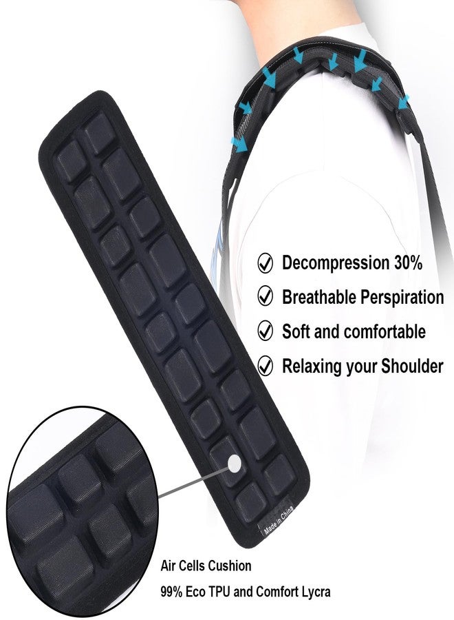 RLSOCO أحزمة عربة RLSOCO لبيبيزن يوي/يوي2/يوي3/يويا/يويو/زوي، صفقة حزام حمل العربة للآباء، في الهواء الطلق، سفر بالطائرة (أسود) - Image 3