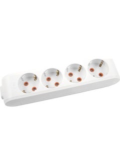 Viko Multi-Let Quadruple Socket Grounded Child Proof Terminal Group Socket 