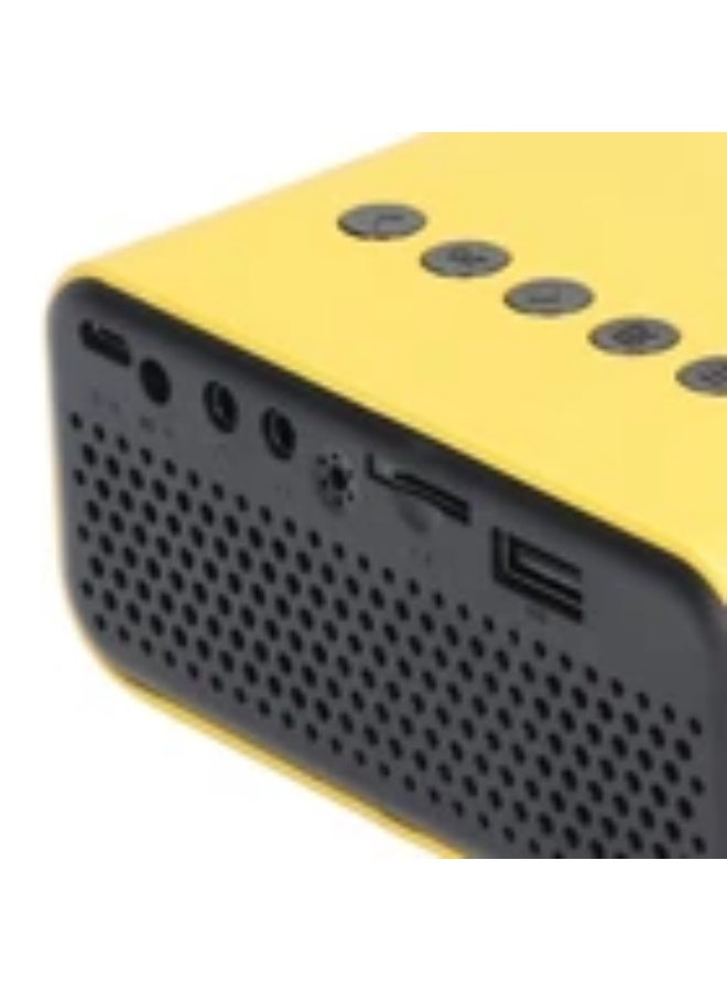 New T500 Mini Projector 1920x1080P 80 Lumens Mini Home Theater LED HD Digital Portable Projector With Remote Control & Adaptor - Image 3