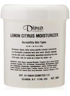 Lemon Citrus Moisturizer Refreshing Hydrating Cream for Normal to Oily Skin Purifies Pores Controls Oil and Enhances Radiant Glow with Lemon  Citrus Extracts 16 oz