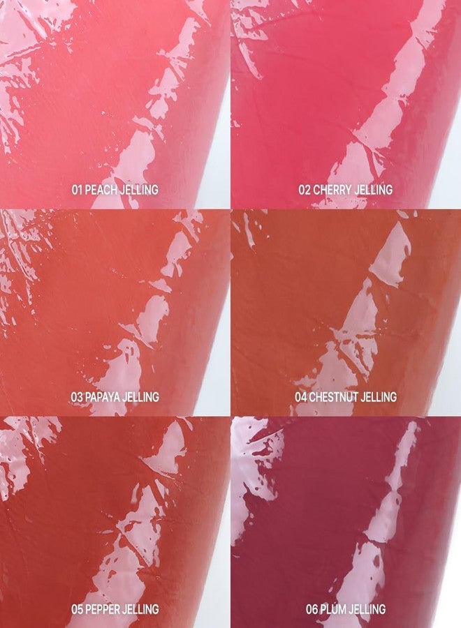 YNM Heart Jelling Tint (05 PEPPER JELLING, 0.09 oz) Silicone Lip Brush Included, K-Beauty, Non-Sticky, Moisturizing, Smudge-Proof, Korean Lip Tint, Long-Lasting, Vivid Color - Image 3