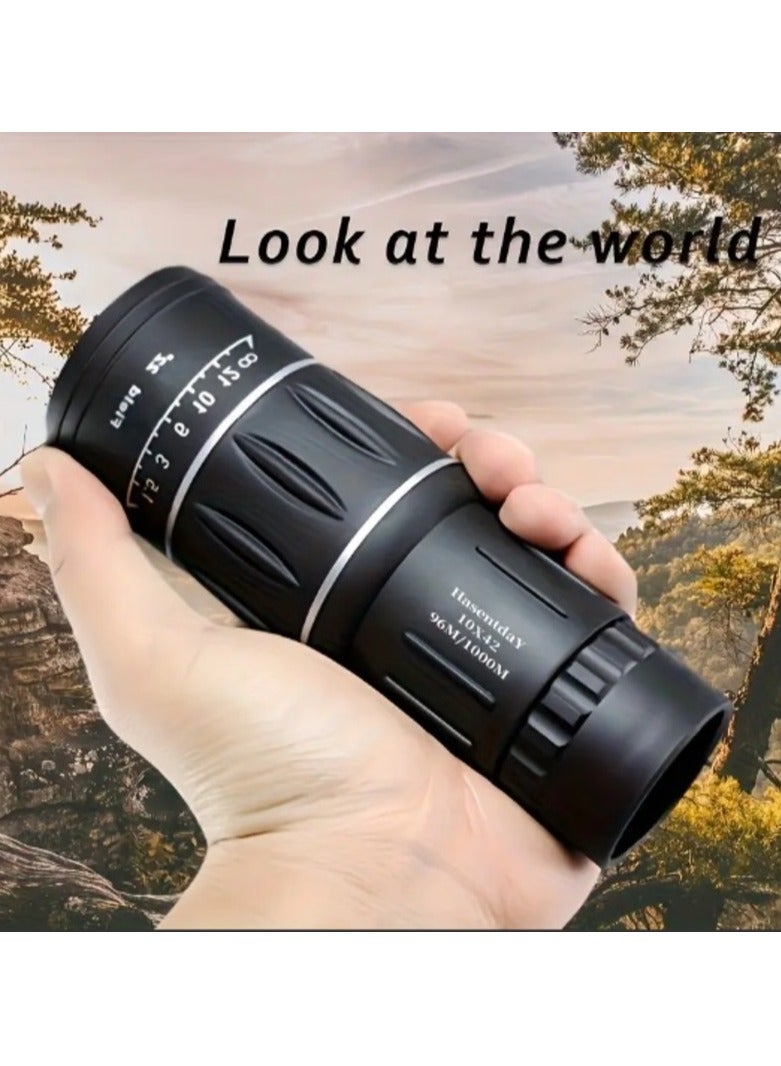 High-Power Monocular Telescope – Dual Focus Optical Zoom Scope for Outdoor Adventures, Wildlife Observation, Hiking, and Stargazing - Image 4