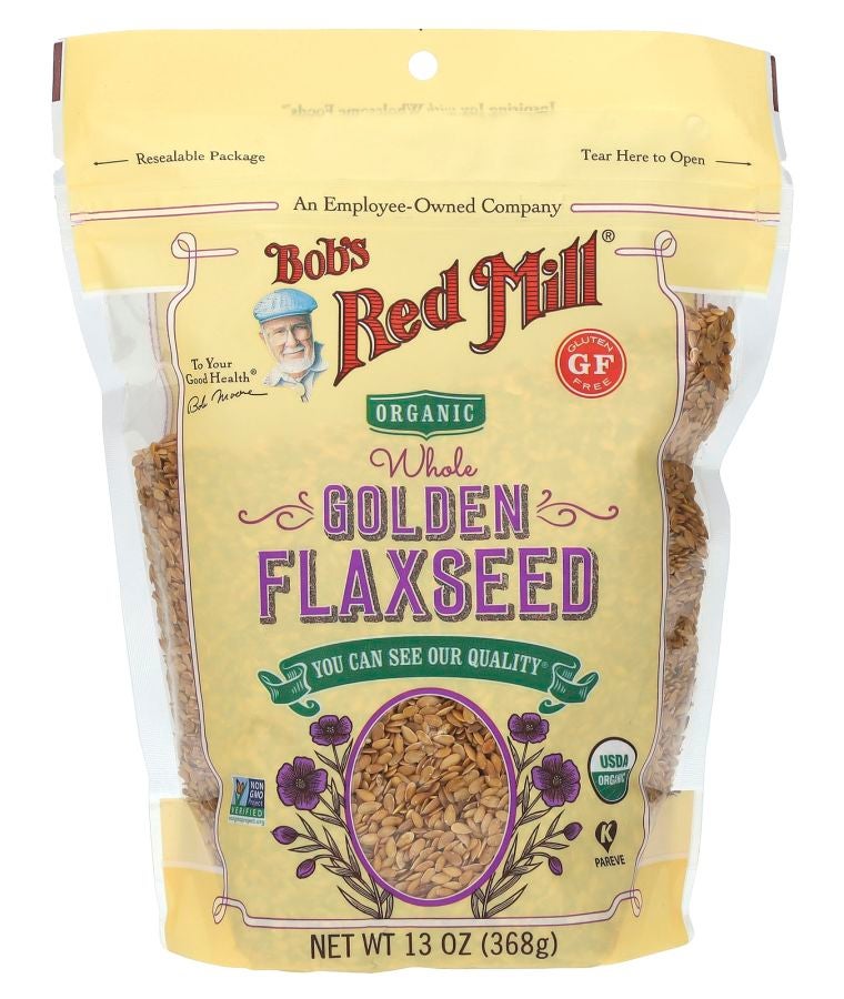 Bob's Red Mill Organic Whole Golden Flaxseed 13 oz (368 g)