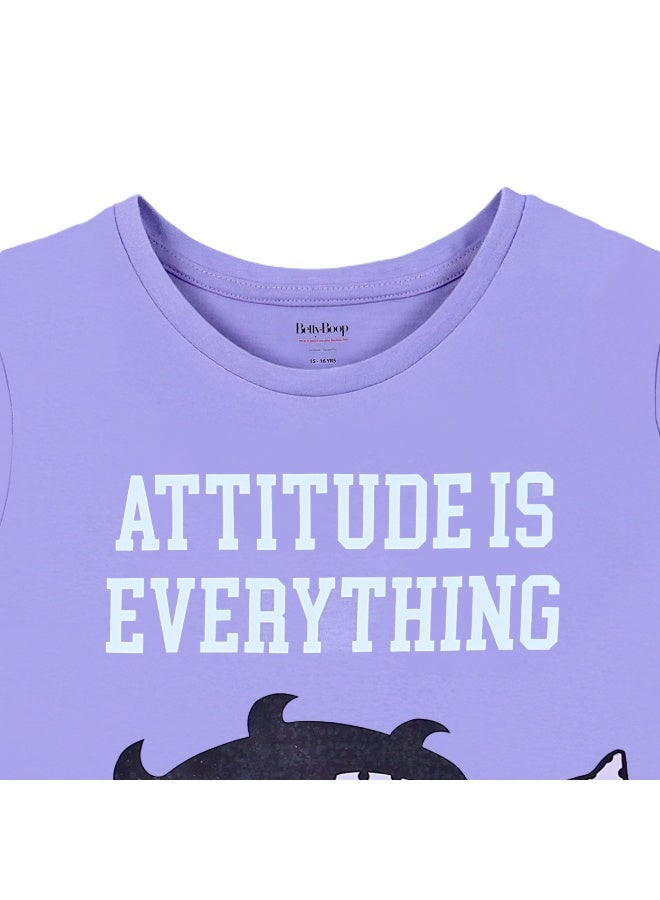 ترو كير تيشيرت بناتي بأكمام قصيرة بيتي بوب - Image 4