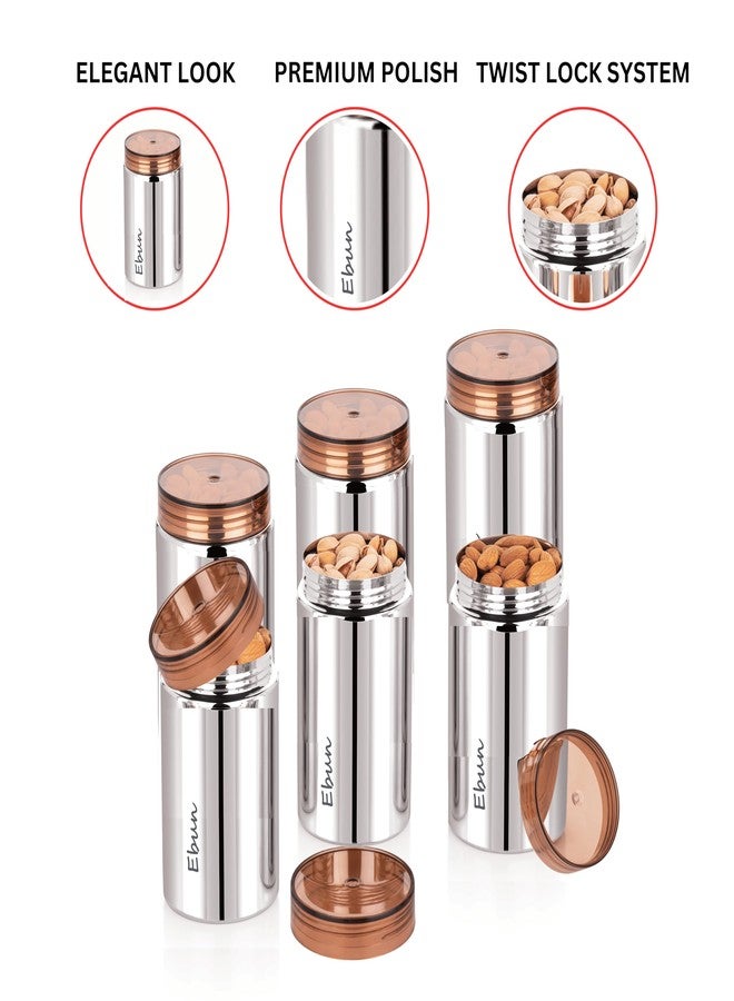 Ebun Stainless Steel Containers for Kitchen | Steel Storage Containers for Kitchen | Steel Container with Lid | Kitchen Containers Set Steel | Small Steel Containers | 700 Ml Capacity | Pack of 12 - Image 5