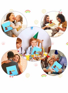 Y&D 3D Birthday Cards, Folding Bear Cake Cartoon Cards for Kids, Greeting with Envelopes Suitable Family, Friends, Children, Lovers, Parents, Boys and Girls Birthdays  - Image 5
