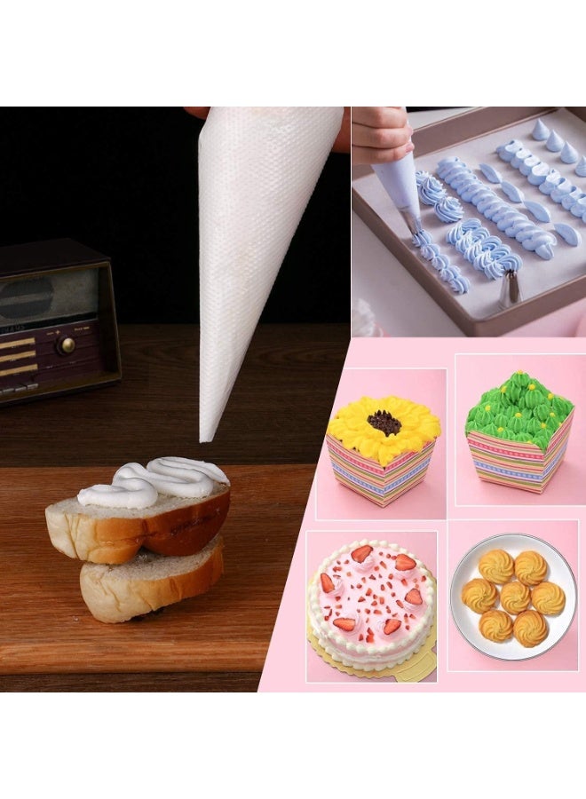 Icing Piping Bags Disposable 30 Cm Non-Slip Clear 100 Pcs - Image 5