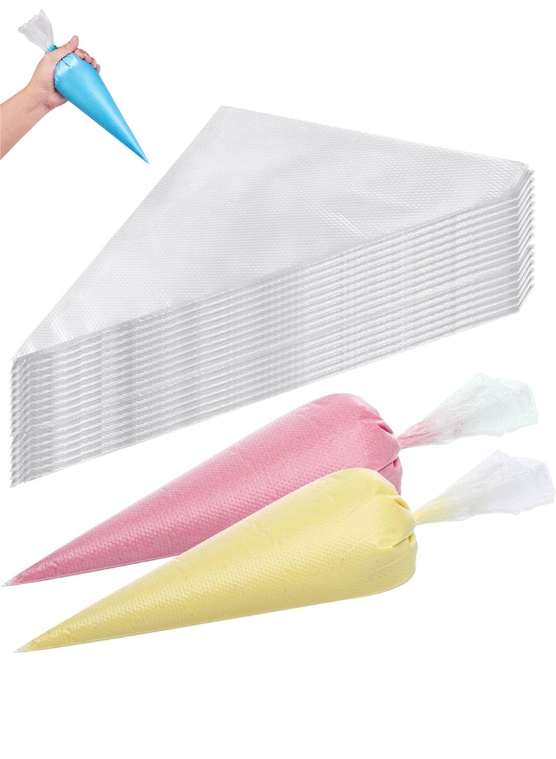 Icing Piping Bags Disposable 30 Cm Non-Slip Clear 100 Pcs - Image 1