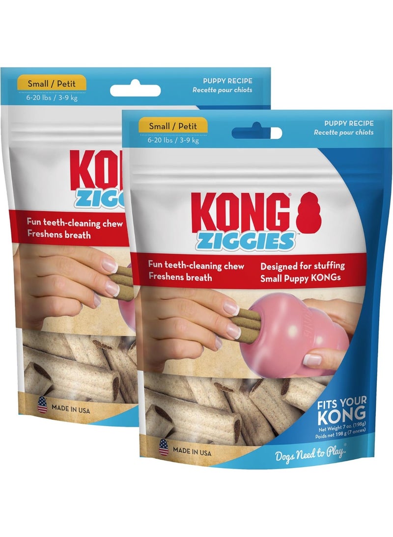 Kong Ziggies Puppy Small - Pack of 2 - Image 1