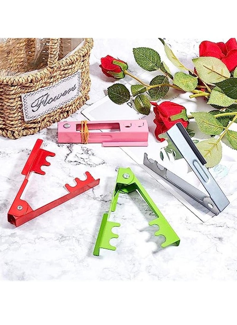 Generic - 4PCS Professional Rose Leaf Thorn Stripper Kit Stripping Tool Thorn Remover for Roses - Image 1