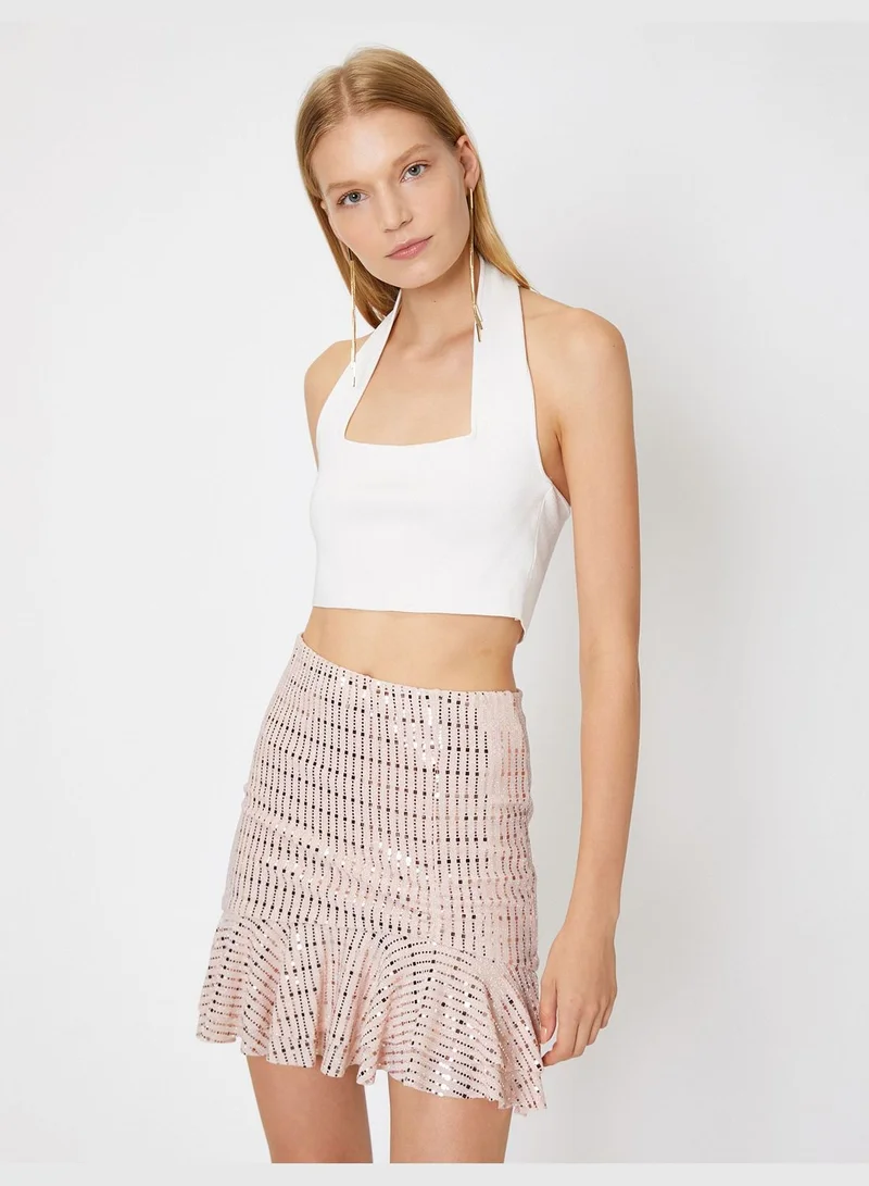 KOTON Frill Detailed Skirt