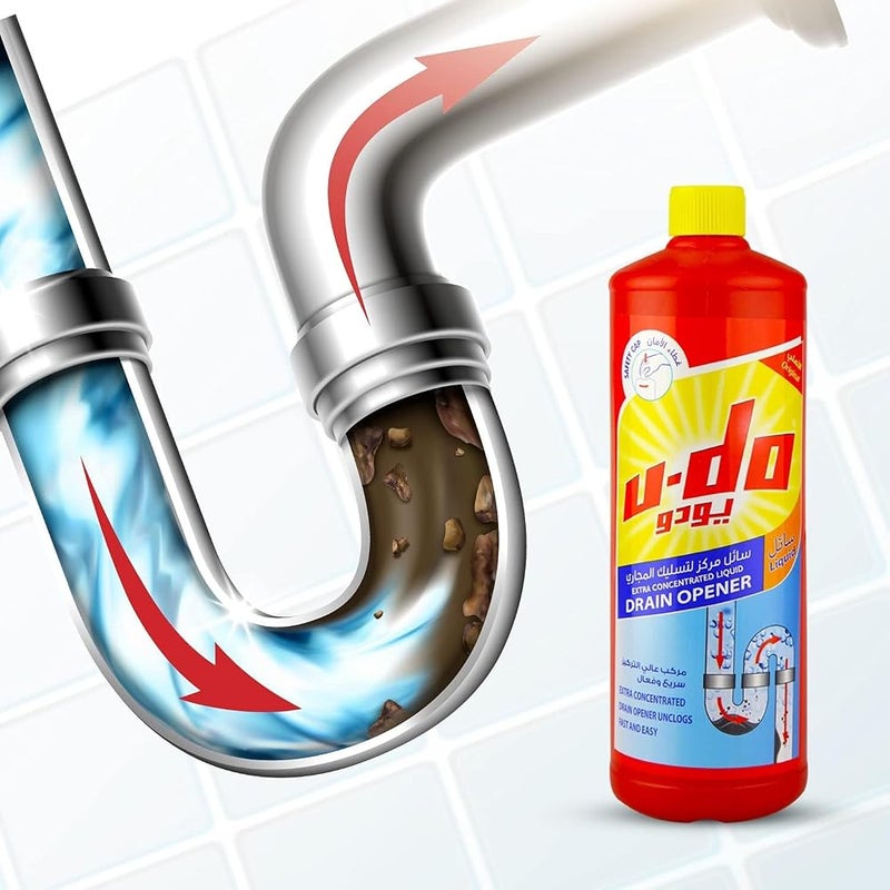 U-Do Drain Opener Liquid, 1 ltr